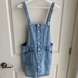 Overall Jean Skirt